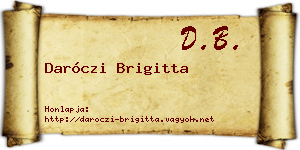 Daróczi Brigitta névjegykártya