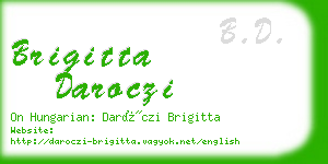 brigitta daroczi business card